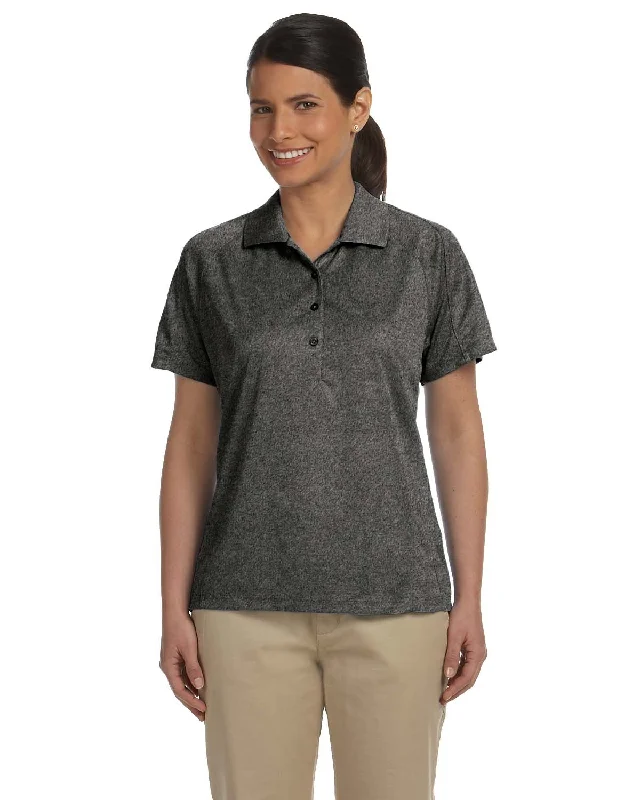 Harriton M374W Ladies' Polytech Mesh Insert PoloFloral polo shirt