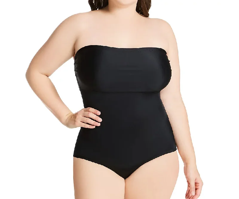 Plus Size InstantFigure Bandeau Brief Bodysuit Shapewear WBS012CKnit Shirt