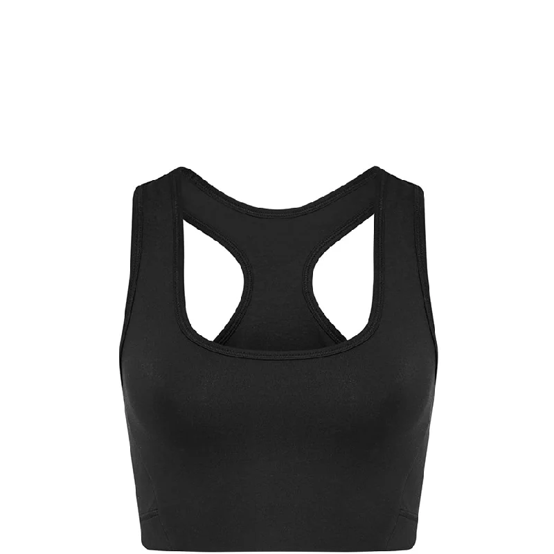 SUPPORTIVE YOGA BRA IN BLACK