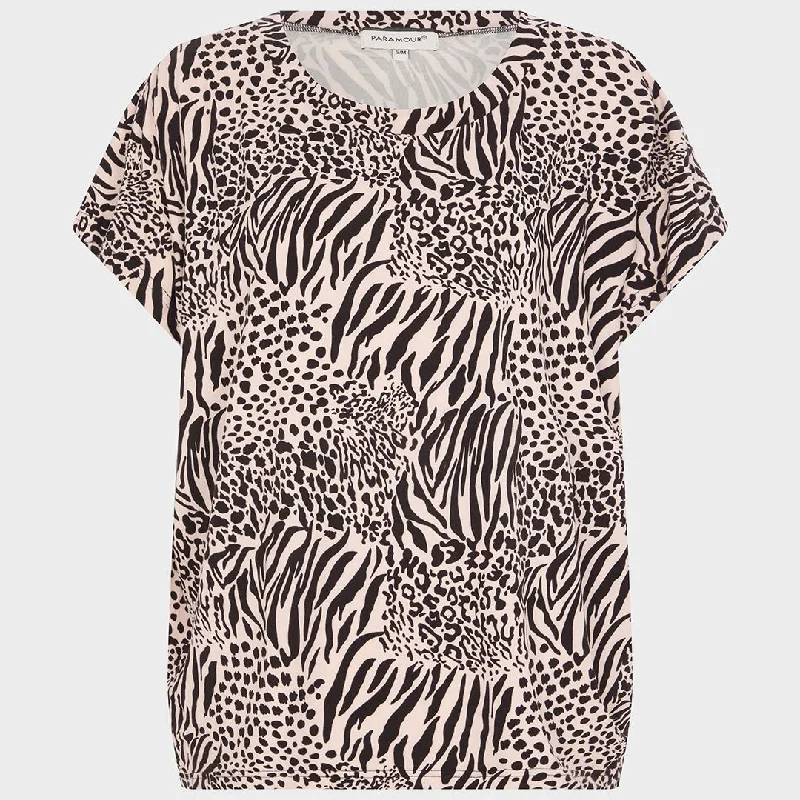 Ladies Zebra Printed Top