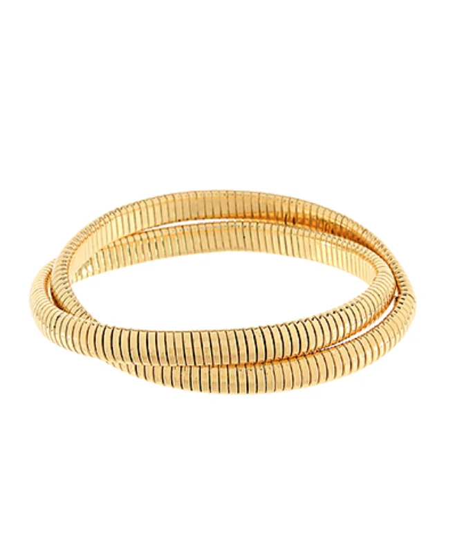 Thin Omega Bangle Bracelet