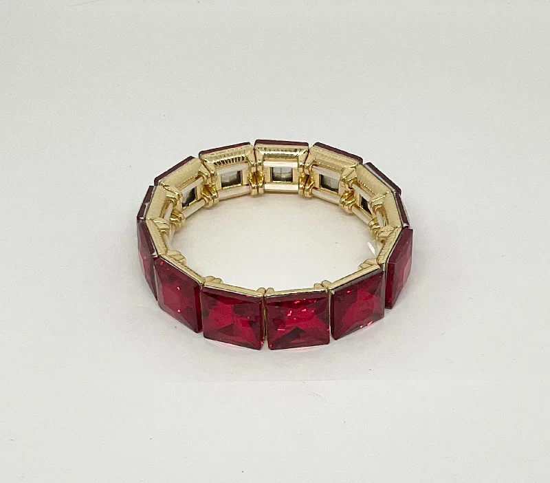 Jewel Bracelet Red