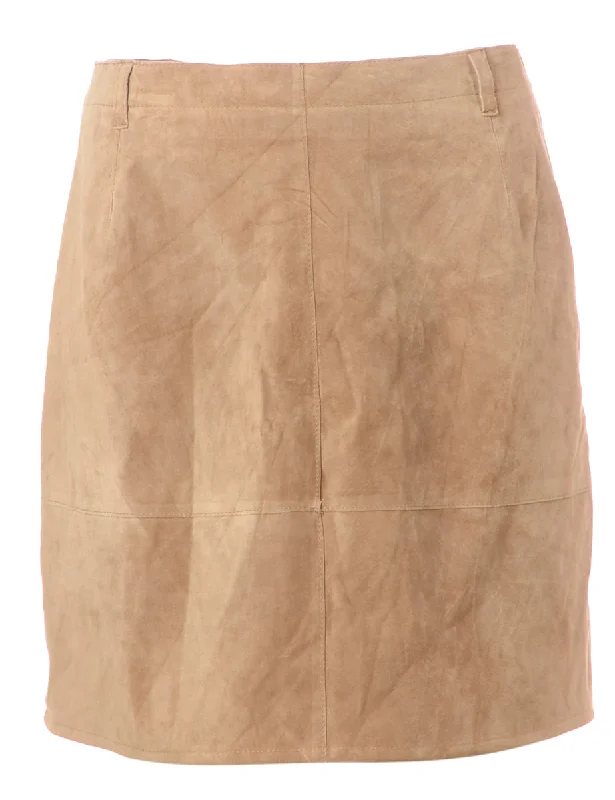 Label Robyn Mini Suede Skirt