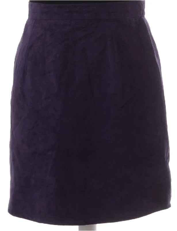 Label Robyn Suede Skirt