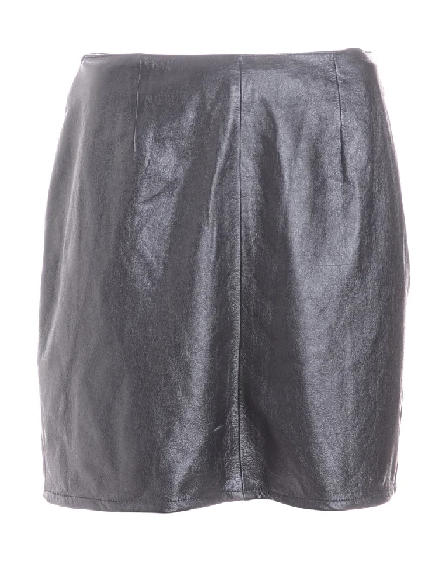 Label Roxy Mini Leather Skirt