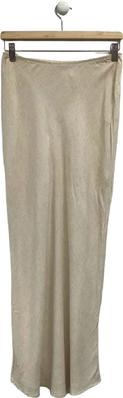 New Look Cream Midi Skirt UK 6