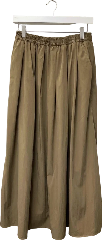 Zara Khaki Maxi Skirt UK 8