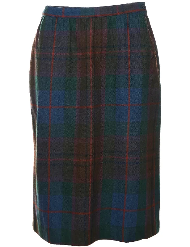 Tartan Skirt - M