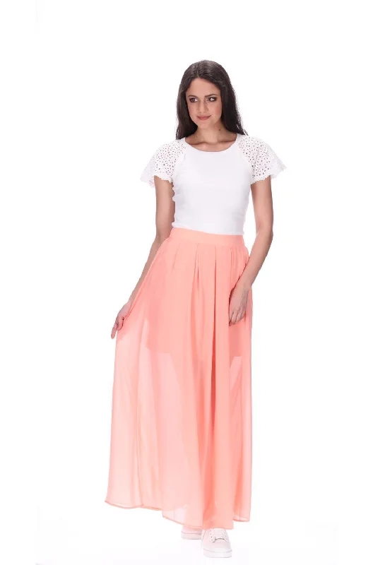 Marlow Maxi Skirt Peach