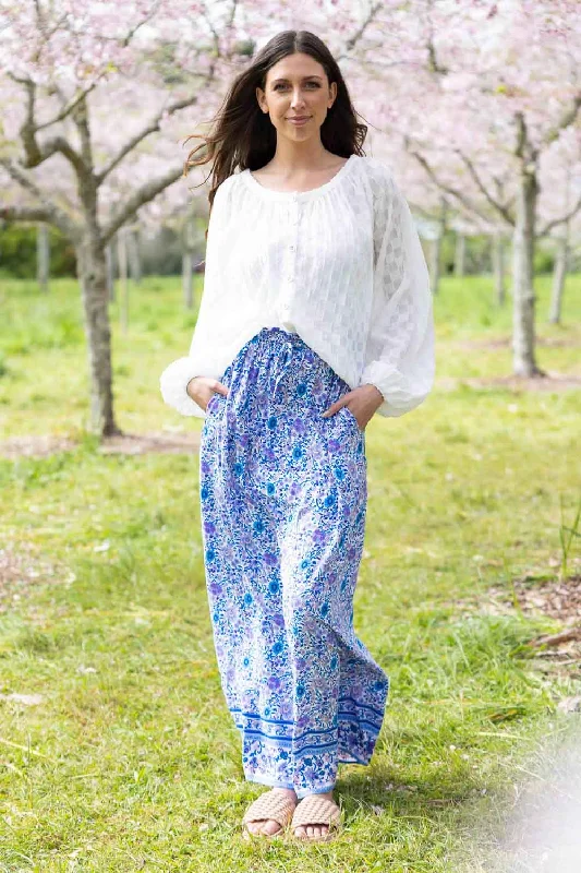 Samantha Skirt Blue Boho