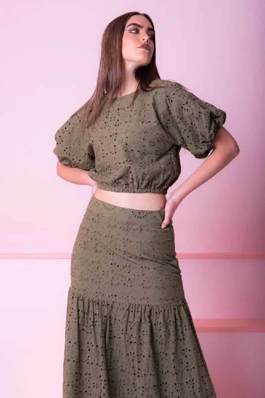 Tara Skirt Khaki