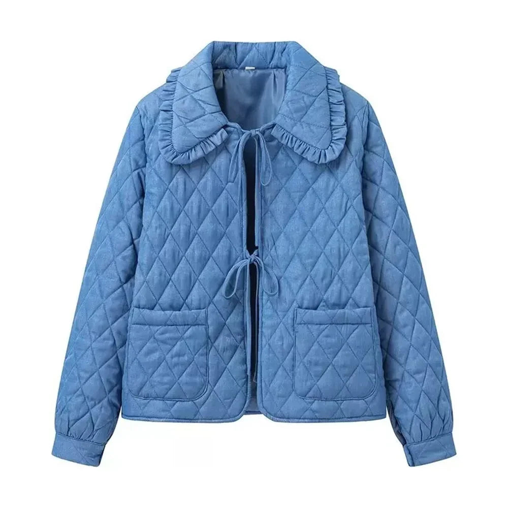 Down JacketsClassic Diamond Quilted Jacket for Women