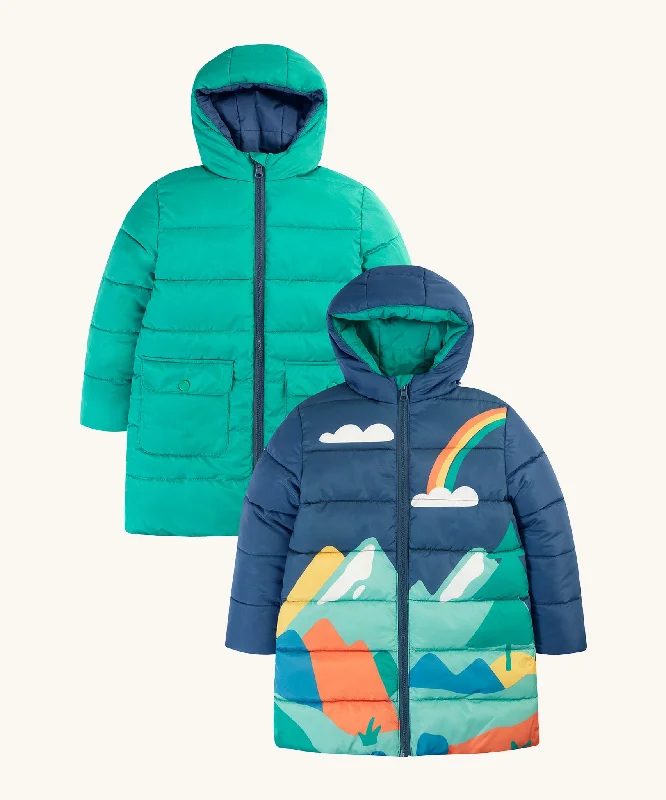 Casual JacketsFrugi Reversible Toasty Terrain Jacket - Alpine View